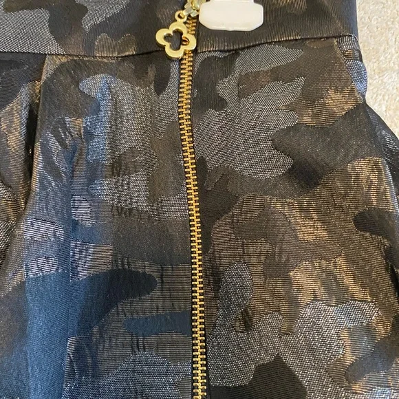 Pink Tartan Gray Black Bubble Cargo Skirt - Picture 4 of 5